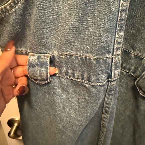 NWT We The Free Blue Denim Skirtall - Picture 9 of 9